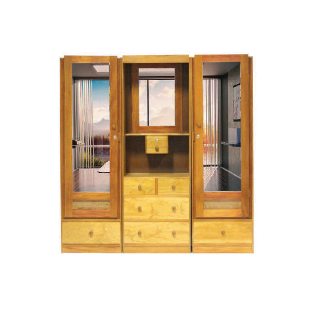 Diamex 3-in-1 Wardrobe Closet Organizer with Mirror | 65