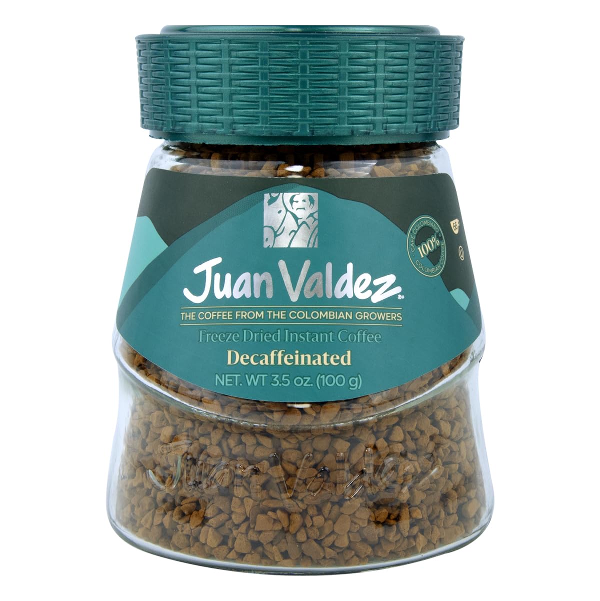 Premium Juan Valdez Decaffeinated Freeze Dried Coffee, Classic Flavor 3.3 oz (94g) - 100% Colombian Arabica Beans - Rich & Smooth Taste - Perfect for Home, Office & Travel - Instant Coffee for Coffee Lovers
