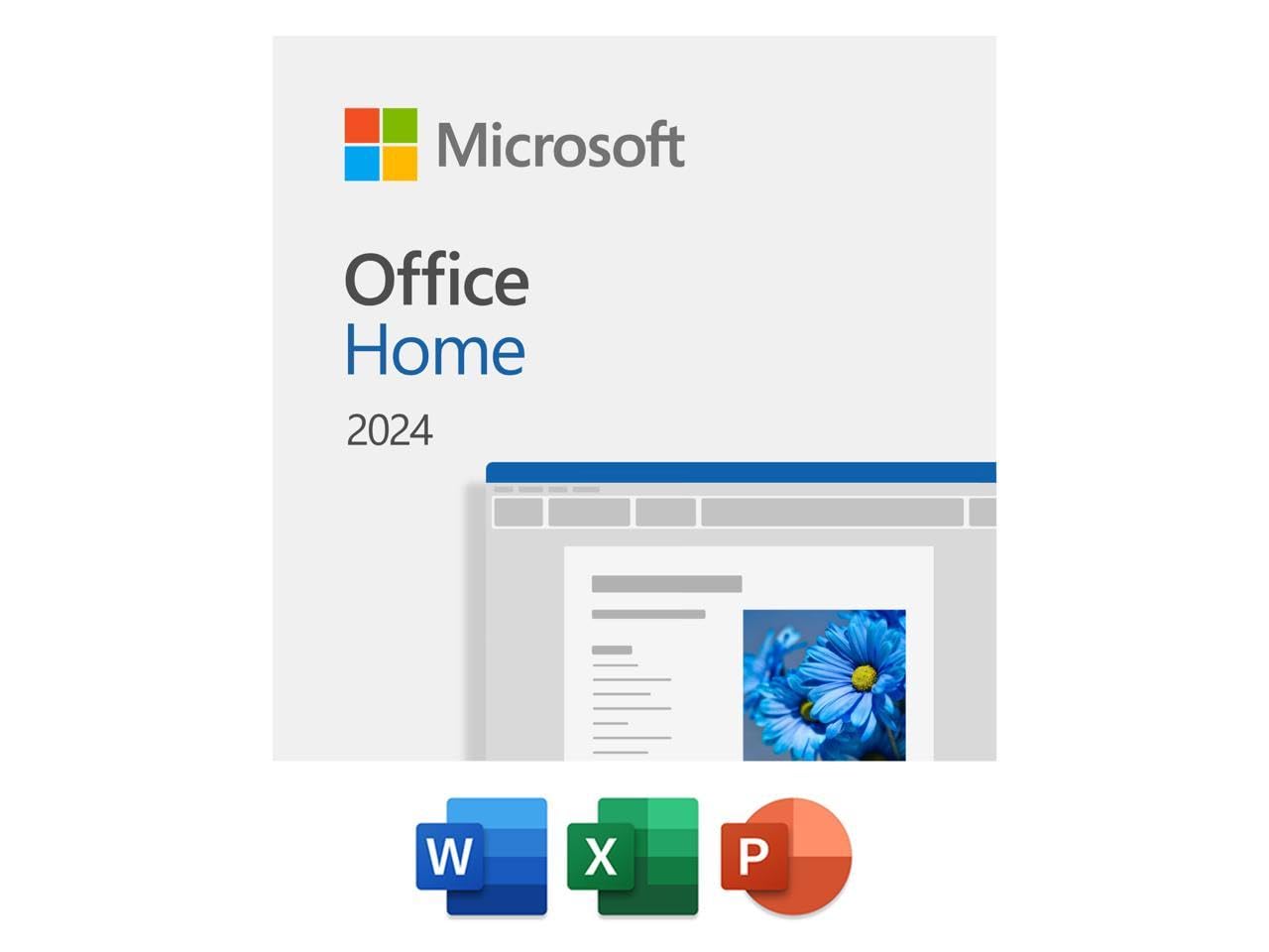Microsoft Office Home & Student 2024 | One-Time Purchase for 1 PC/Mac | Lifetime License | Word, Excel, PowerPoint | Compatible with Windows 10/11 & macOS | Perfect for Home, School & Small Business Use