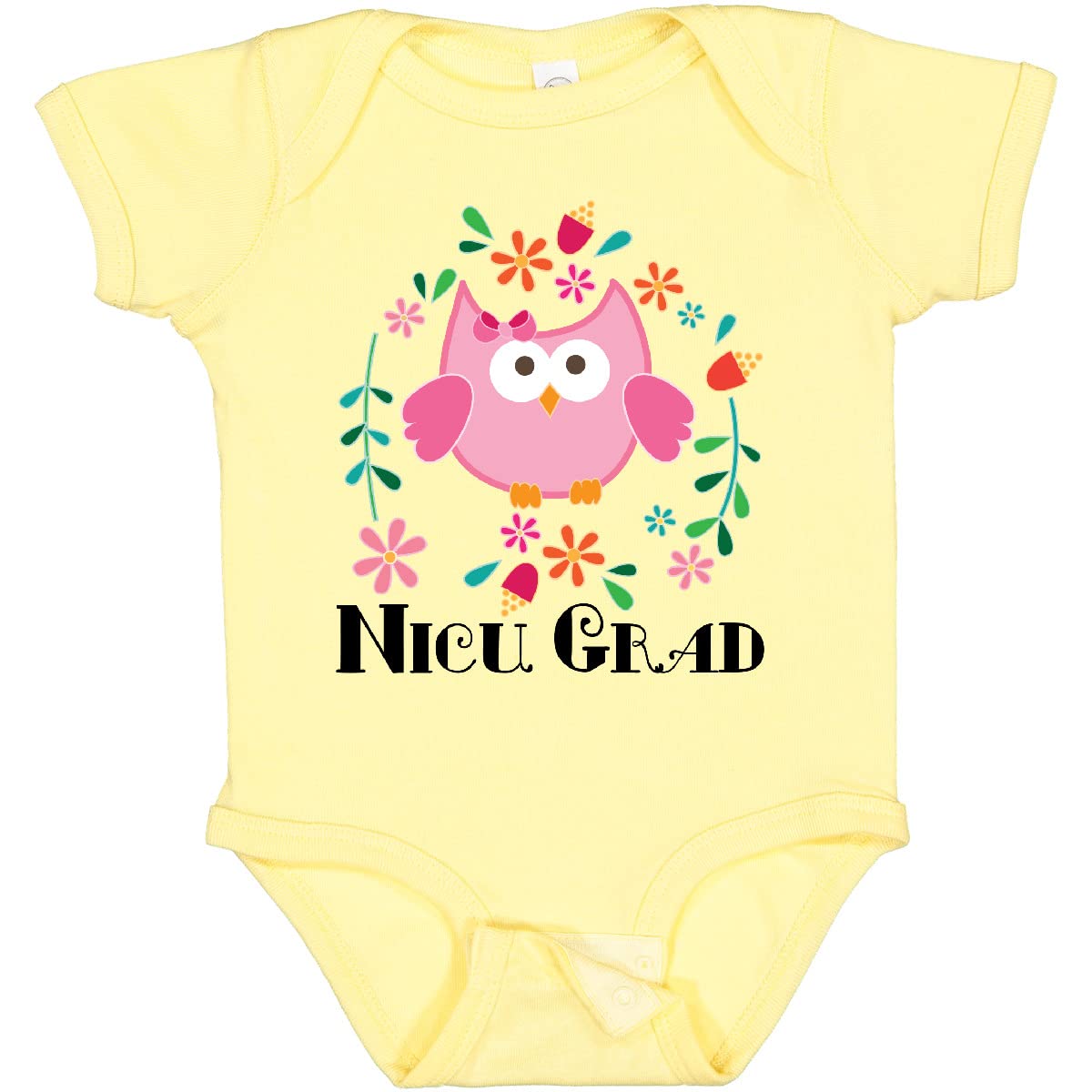 Inktastic NICU Graduate Baby Girl Bodysuit - Cute & Comfortable Infant Onesie for Preemie & Newborn - Perfect for NICU Graduation, Baby Showers & First Photos