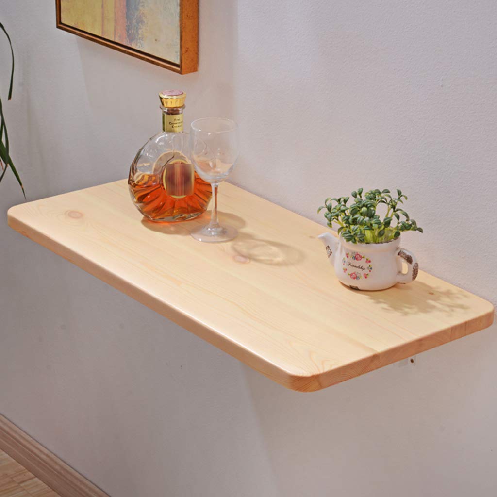Wall-Mounted Drop-Leaf Folding Table | Space Saving Floating Laptop Desk for Study, Bedroom, Bathroom & Balcony | Perfect for Small Spaces, Home Office & Compact Living Areas