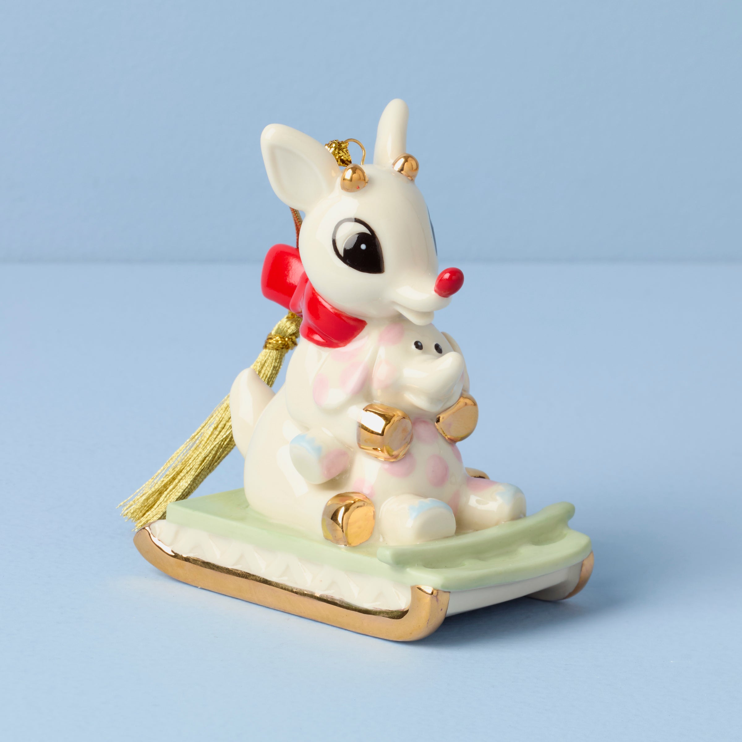 Rudolph with Misfit Elephant Christmas Ornament - Festive Holiday Decor for Tree, Gift, and Home Decoration