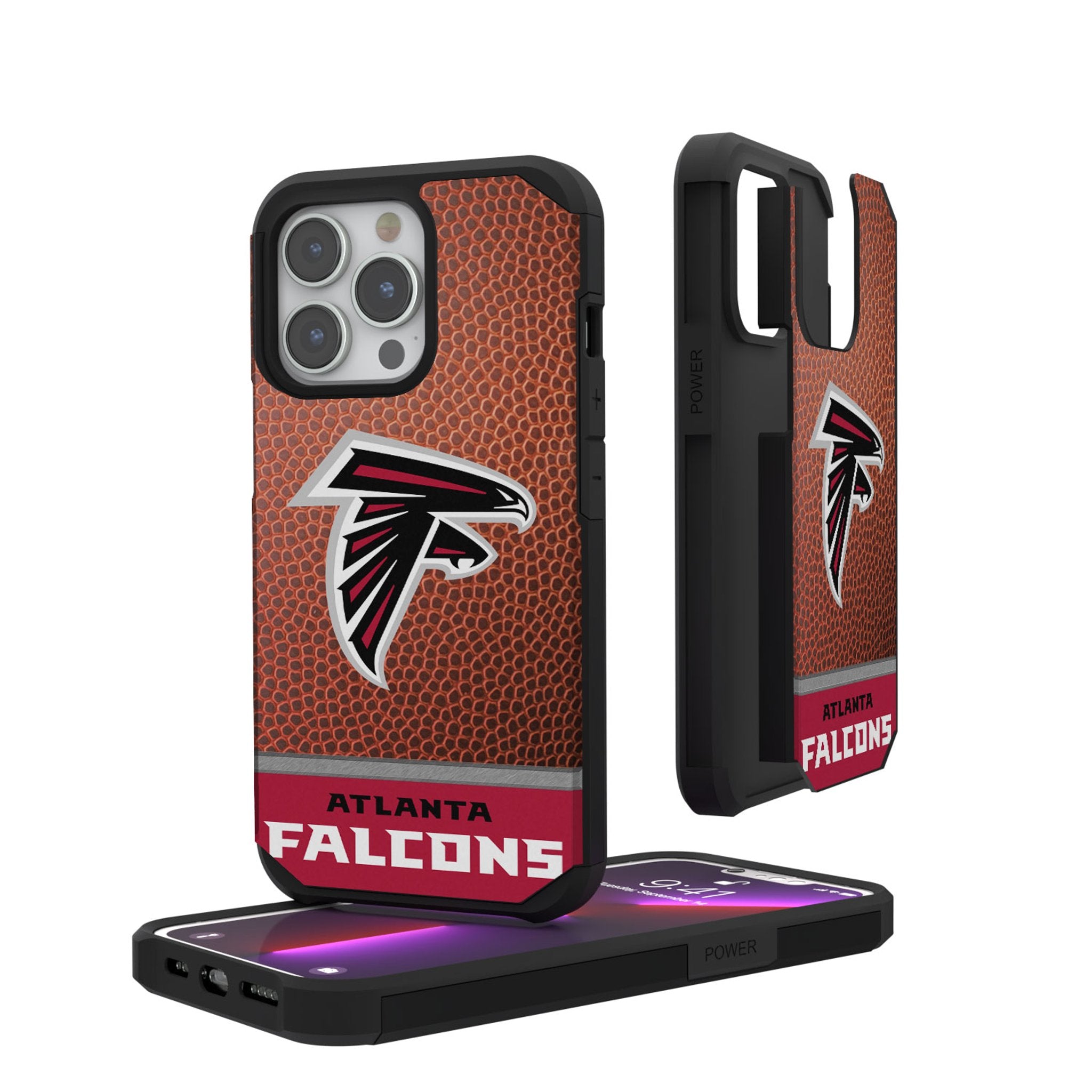 Atlanta Falcons Football Wordmark Rugged Phone Case - Durable Protective Cover for iPhone & Samsung - Perfect for Game Day & Outdoor Adventures