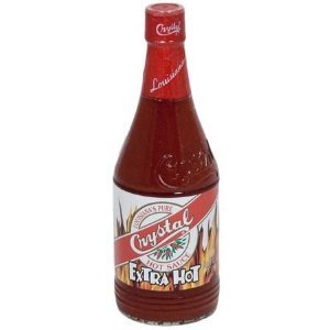Louisiana's Pure Extra Hot Sauce - 6 oz Bottle | Crystal Brand | Spicy Condiment for Wings, Tacos, Pizza & Seafood