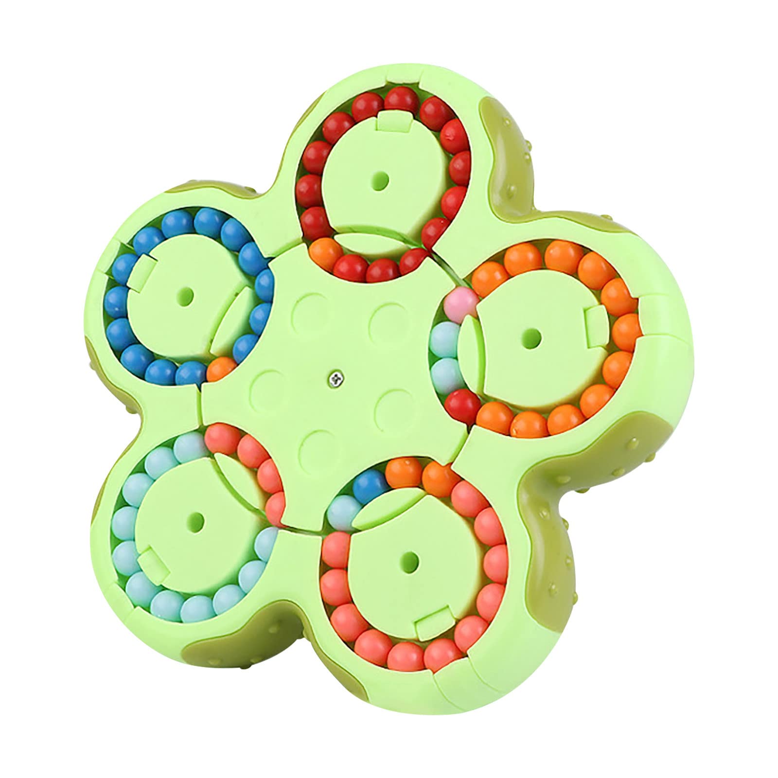 Stress Relief Fidget Toy - Rotating Magic Beans Gyroscope Puzzle for Kids & Adults | Perfect for Summer, Outdoor Play & Pool Fun