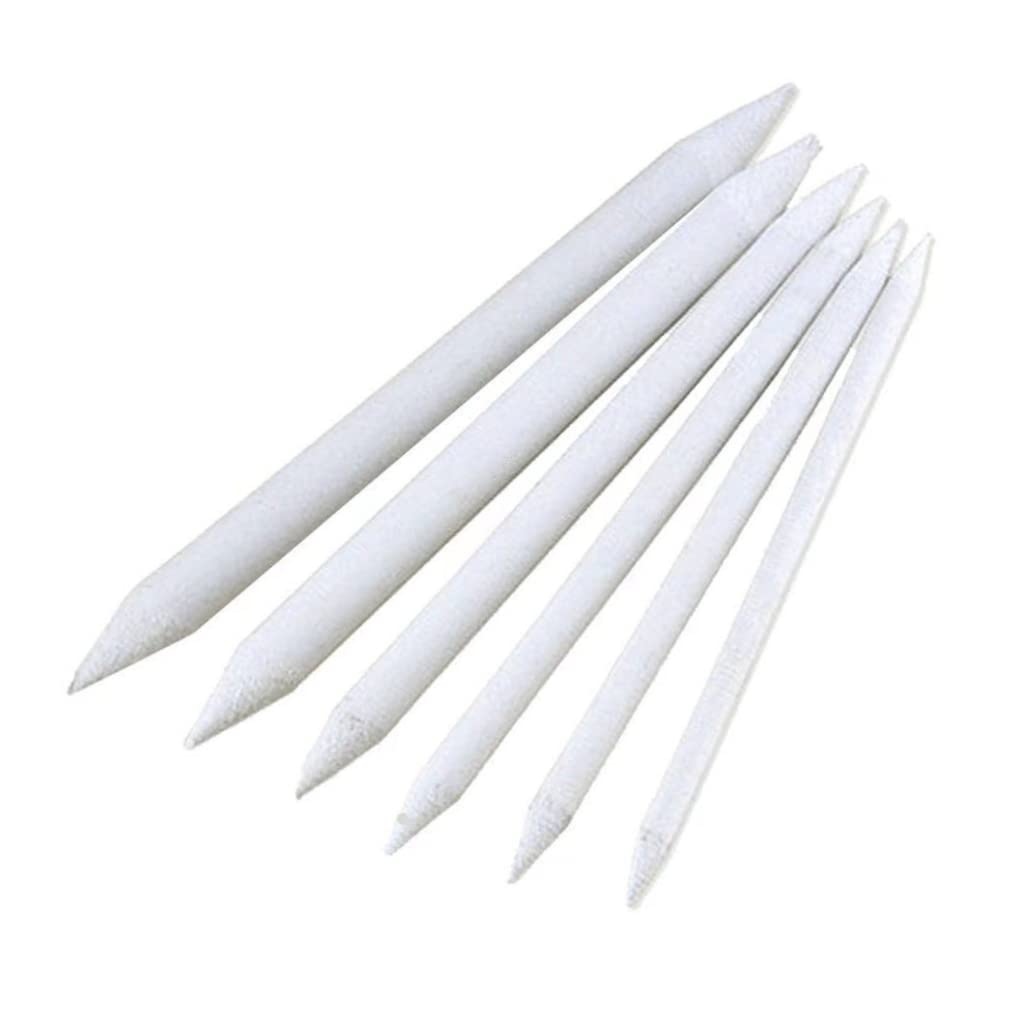 Professional Blending Stumps for Drawing - 6PCS Artist Sketching Tortillions & Paper Art Blenders - Perfect for Pencil Shading, Charcoal, and Pastel Artwork