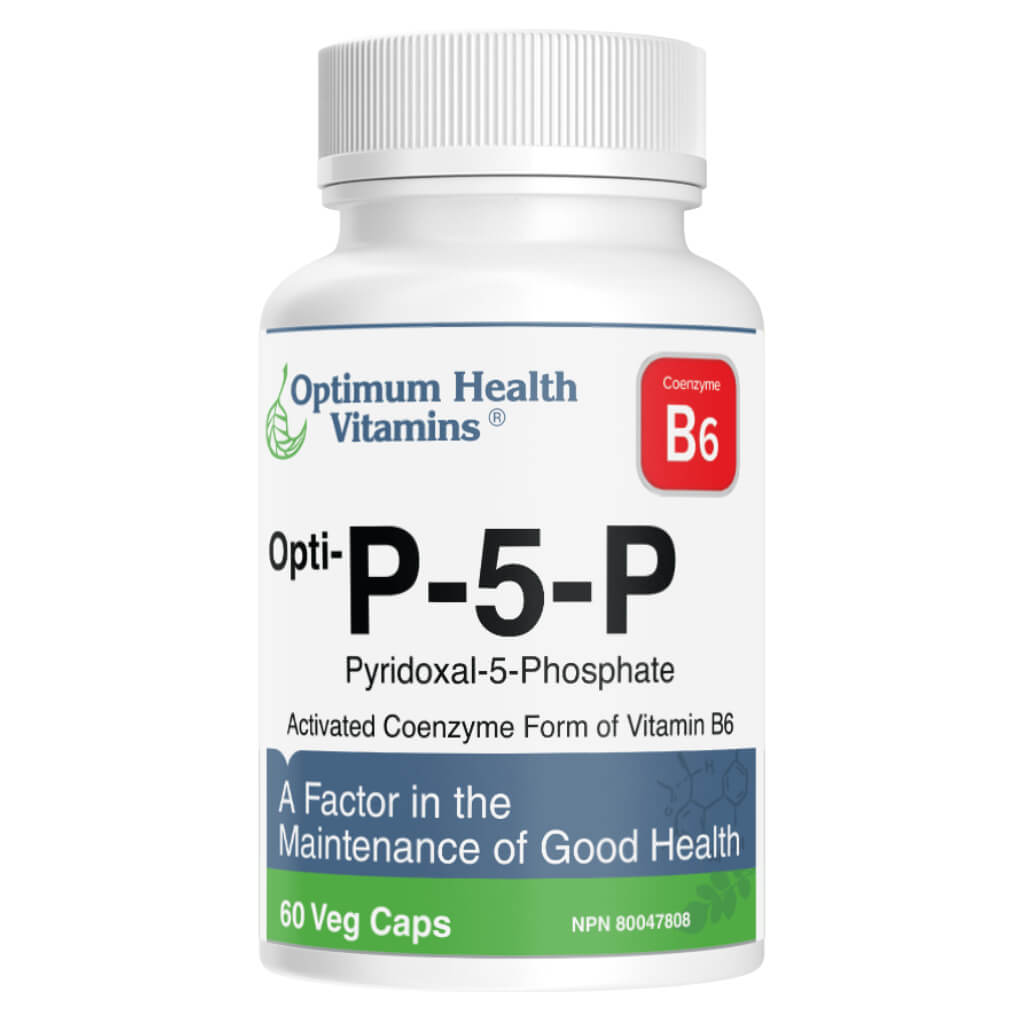 Opti P 5 P 50mg - Active Vitamin B6 Supplement for Energy, Metabolism & Nervous System Support - Ideal for Athletes, Stress Relief & Cognitive Function