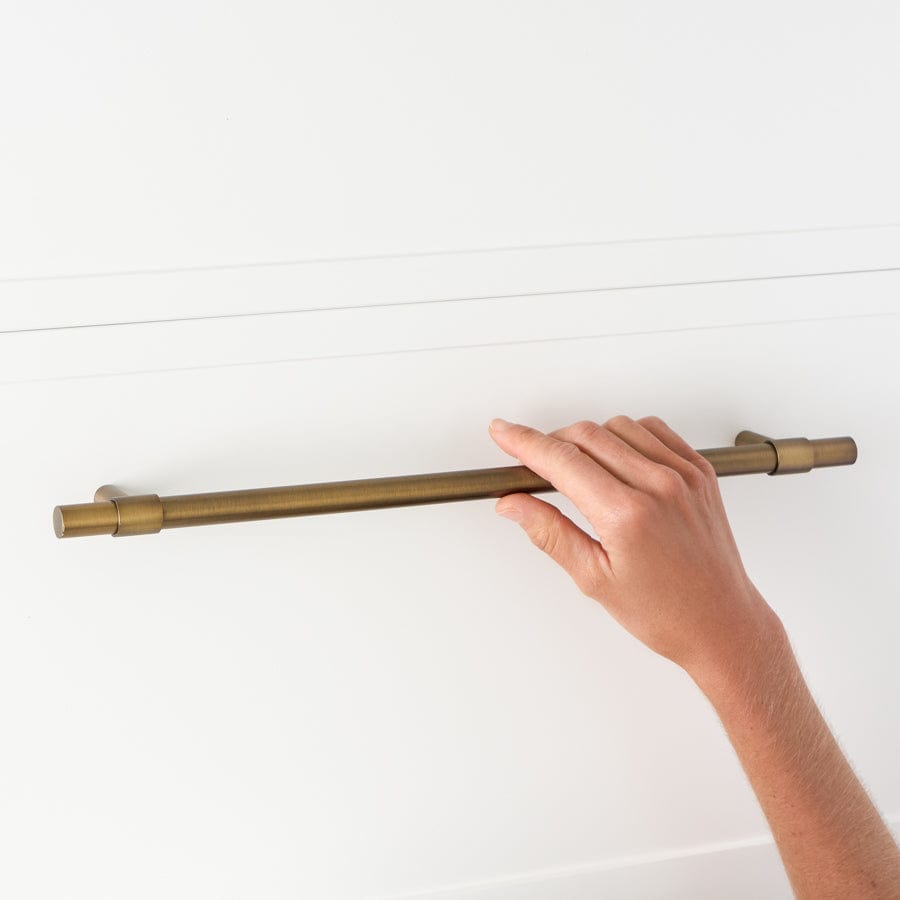400mm Antique Brass Cabinet Pull - Vintage Style Drawer Handle for Kitchen, Bathroom & Furniture - Perfect for Home Renovation & DIY Projects
