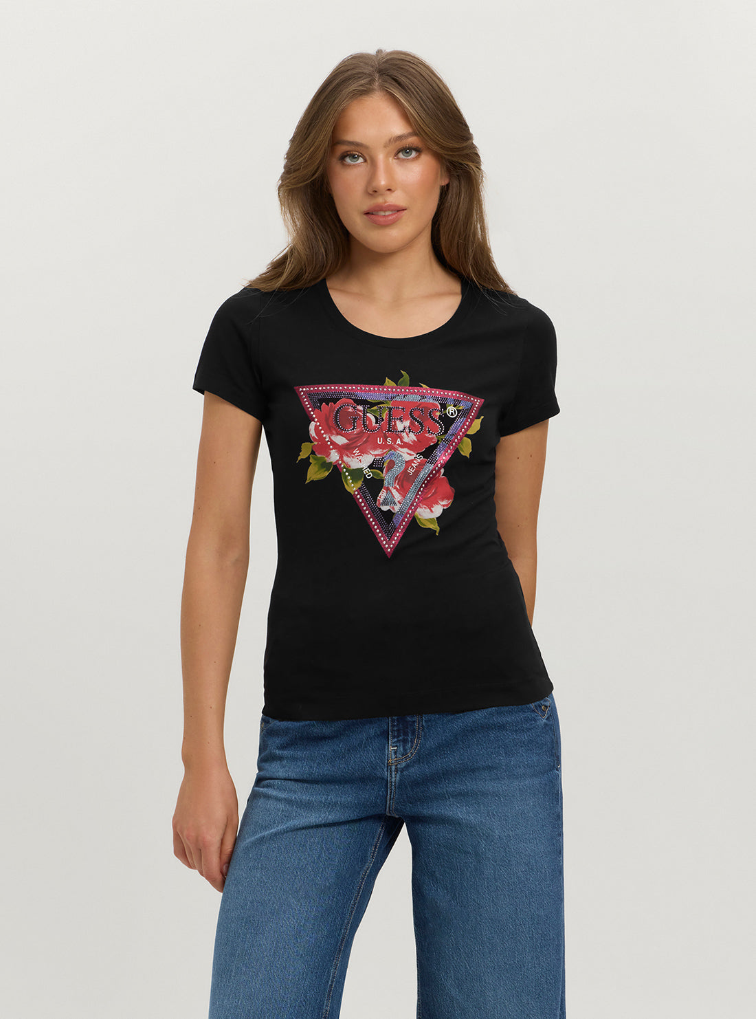 Eco-Friendly Black Roses Logo T-Shirt for Men & Women - Stylish Graphic Tee for Casual Wear, Street Fashion, and Everyday Outfits
