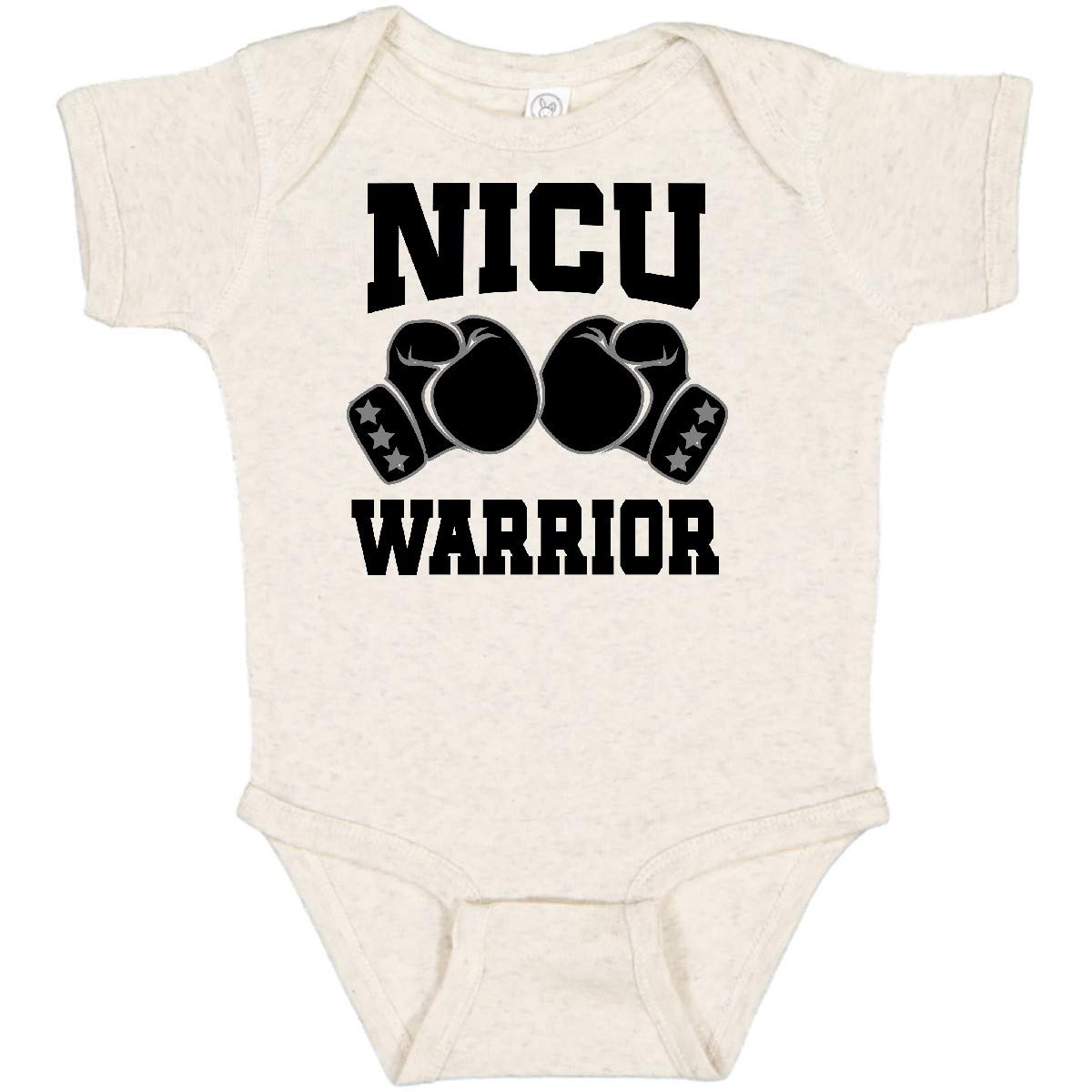 Inktastic NICU Warrior Baby Boy Bodysuit - Cute & Comfortable Newborn Onesie for Preemie & NICU Babies - Perfect for Hospital, Homecoming & Special Occasions