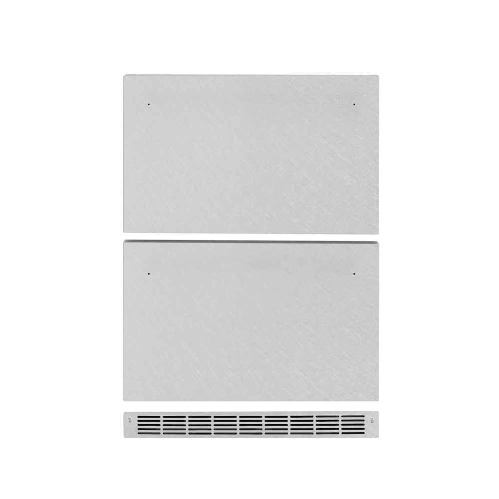 ZLINE 24 Inch Stainless Steel Touchstone Refrigerator Drawer Panels - Custom Color Options (RDPO 24) | Premium Kitchen Upgrade for Modern Homes & Luxury Appliances
