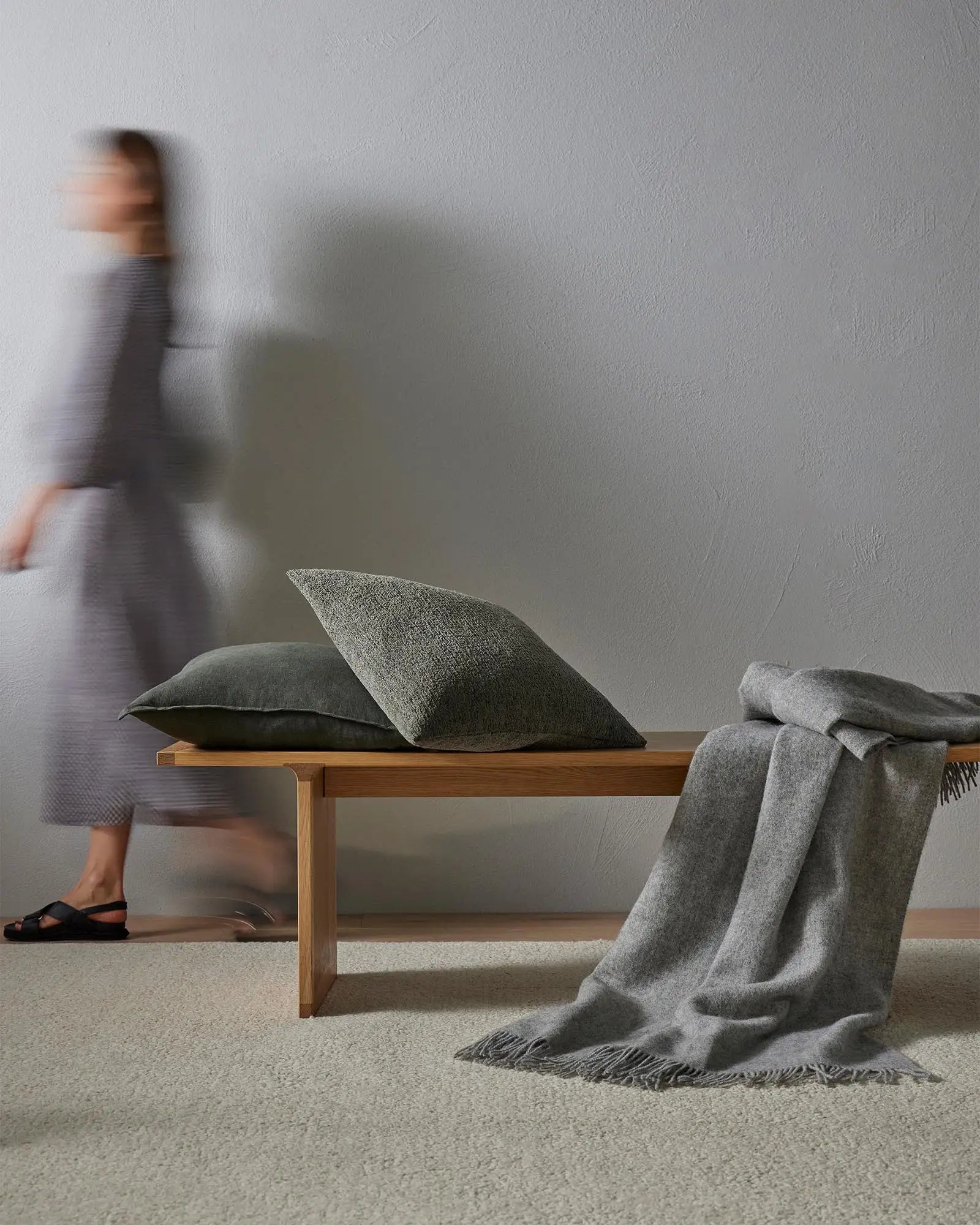 Luxury Marceau Angora Rug - Soft & Plush Handmade Wool Carpet for Living Room, Bedroom - Perfect for Cozy Home Decor & Warm Winter Style