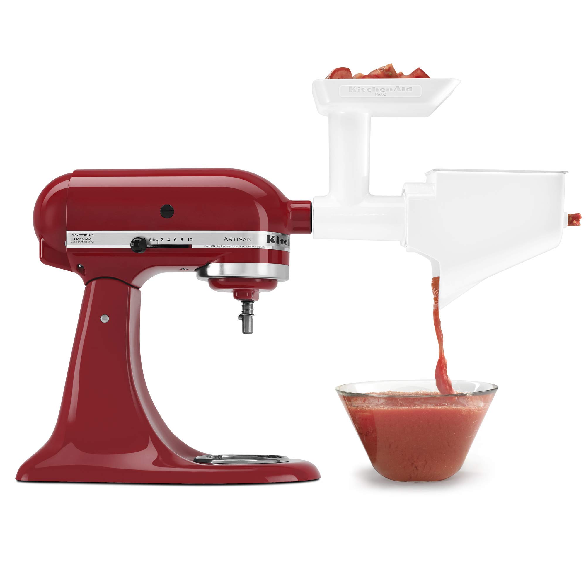 KitchenAid Food Grinder Attachment with Fruit & Vegetable Strainer Set - Perfect for Making Homemade Baby Food, Jams & Sauces