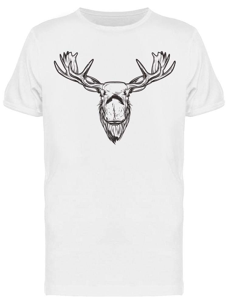 Wild Moose Graphic T-Shirt for Men - Soft Cotton Casual Tee with Animal Print Design - Perfect for Outdoor Adventures, Camping & Streetwear Fashion
