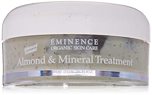 Eminence Organic Almond & Mineral Facial Treatment - 2 oz | Hydrating & Nourishing Skin Care for Dry & Sensitive Skin | Perfect for Nighttime Routine & Spa Days