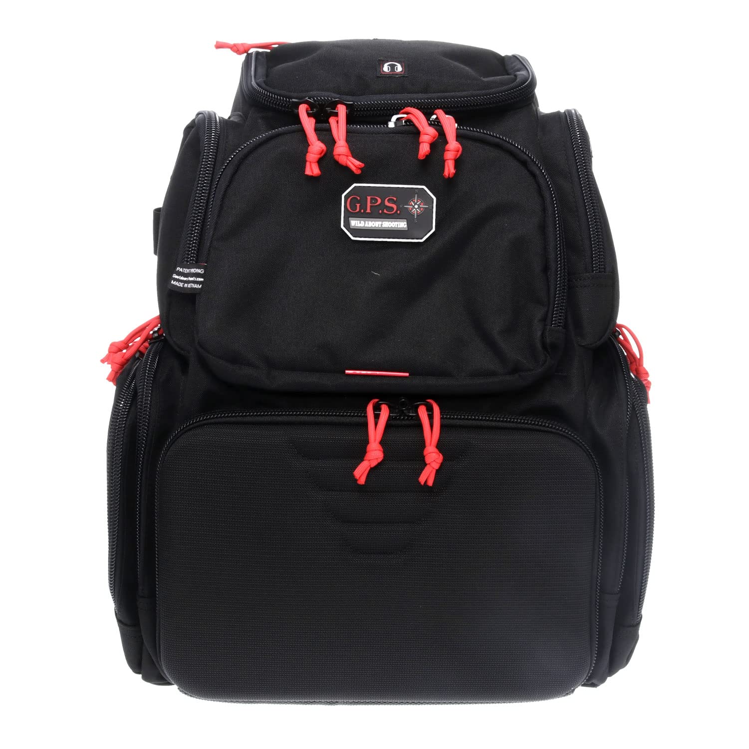G5 Outdoors GPS Handgunner Range Backpack - Tactical Gun Case for 4 Pistols with Foam Cradle | Durable Shooting Range Backpack for Handguns, Ammo & Accessories | Perfect for Range Days, Hunting & Outdoor Shooting Practice