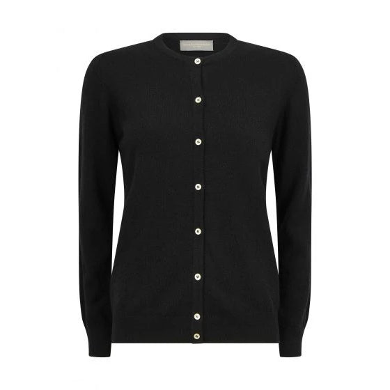 Luxury Kylah Round Neck Cashmere Cardigan for Women - Soft & Warm Winter Sweater - Perfect for Office, Travel & Casual Outfits