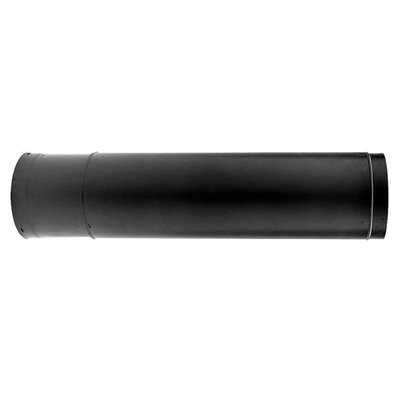 DuraVent DVL 8-Inch Diameter x 29-46 Inch Telescoping Double Wall Black Stove Pipe - High Efficiency Venting for Wood Stoves, Fireplaces & Pellet Stoves (Indoor/Outdoor Use)