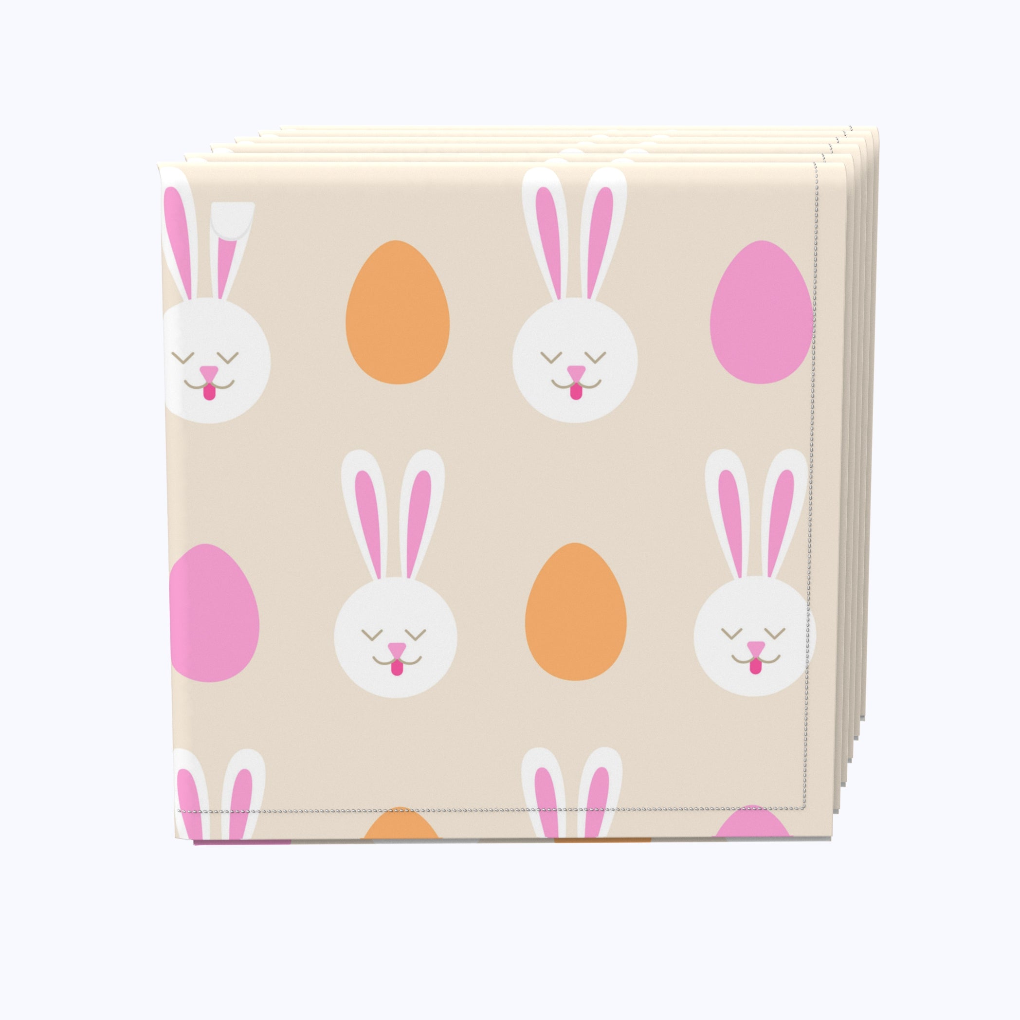 Easter Bunny Paper Napkins - Cute Bunny Design for Easter Party Decorations, Spring Celebrations & Holiday Table Settings