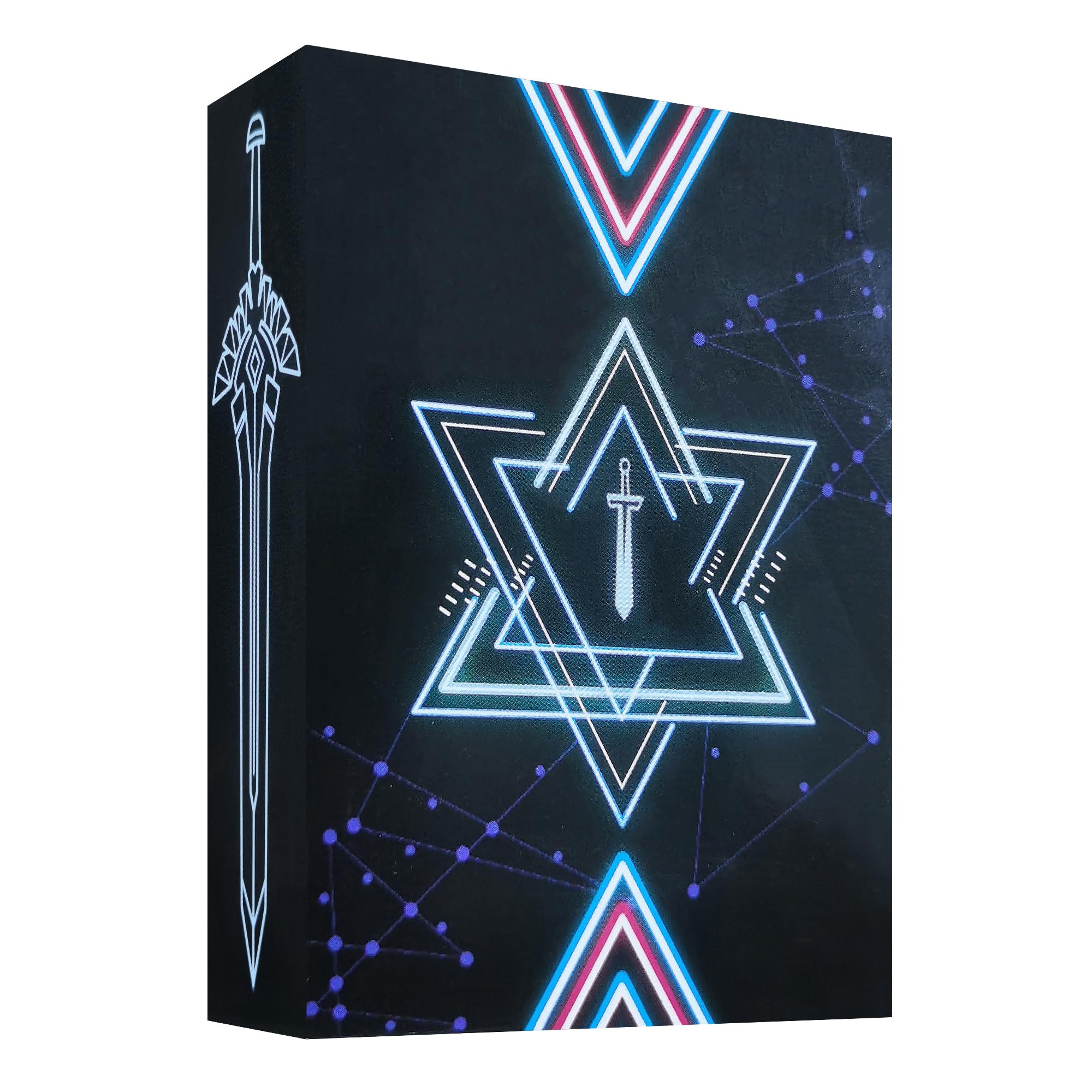 Black Knight Cardistry Playing Cards - Premium Poker Deck for Magic Tricks, Card Games & Parties | Durable Design for Kids & Adults | Perfect for Poker Nights, Magic Shows & Family Gatherings