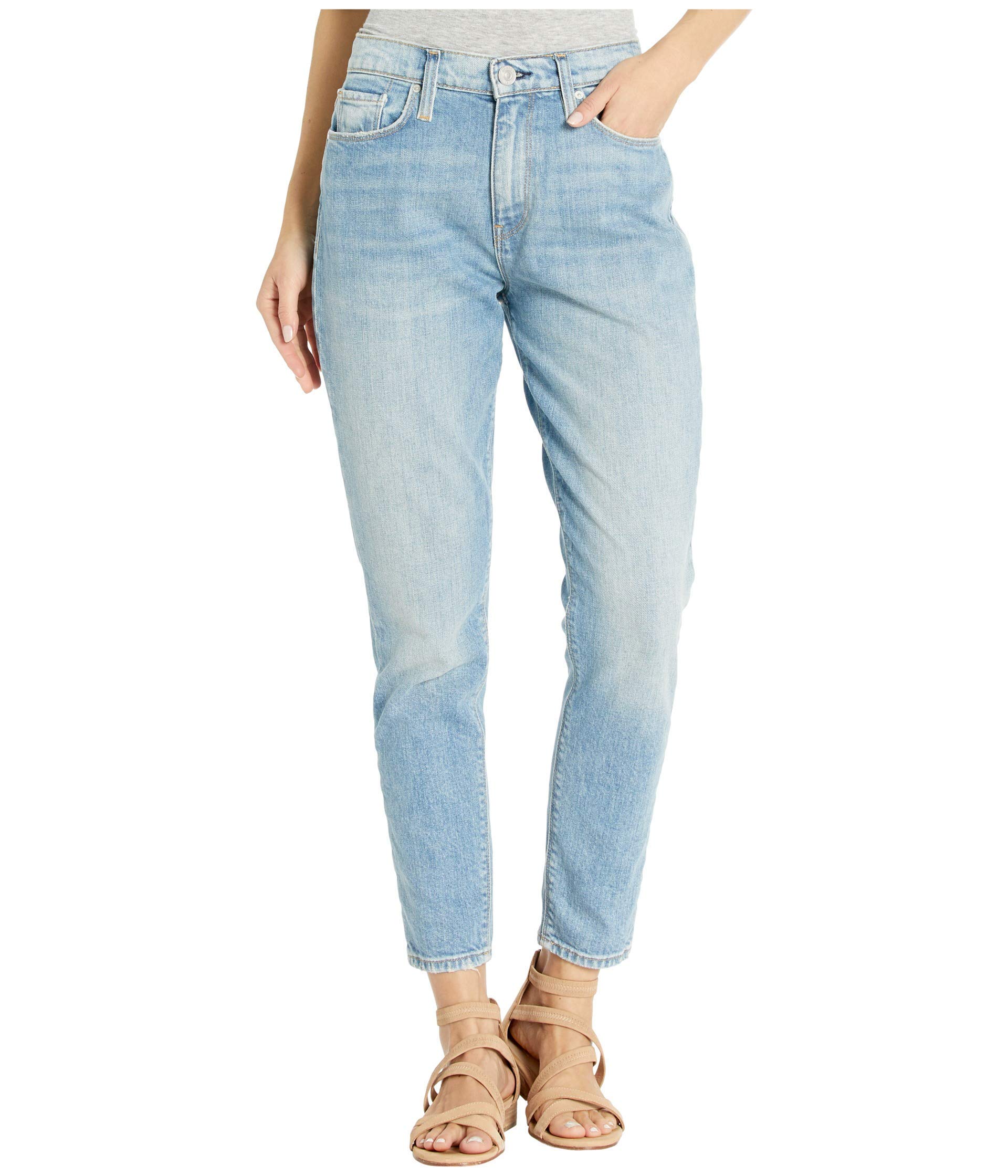 HUDSON Women's Bettie High Rise Tapered Leg Jeans - Slim Fit Denim Pants for Casual Wear & Everyday Outfits