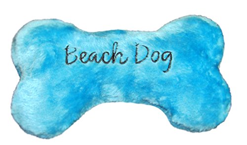 Durable Large Blue Beach Dog Bone Toy for Dogs - Perfect for Outdoor Play, Fetch & Chewing Fun