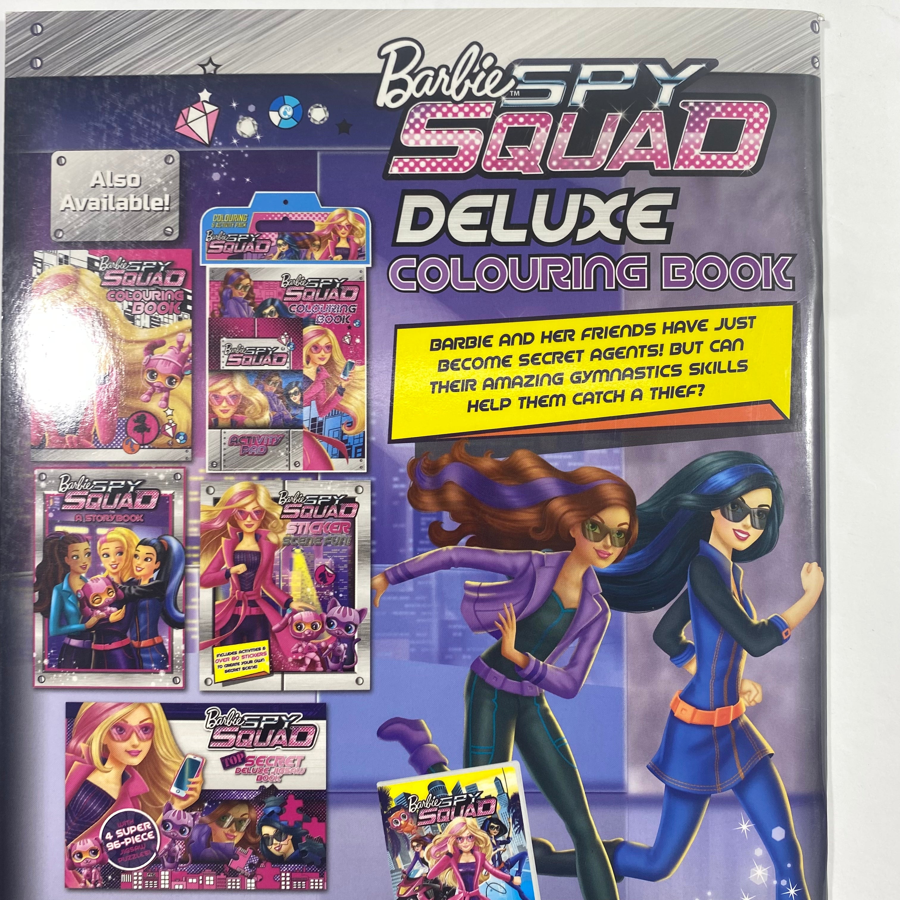 Barbie Spy Squad Deluxe Coloring Book for Kids - 50+ Pages of Fun Spy Adventures | Perfect for Birthday Gifts, Travel Activities & Creative Play