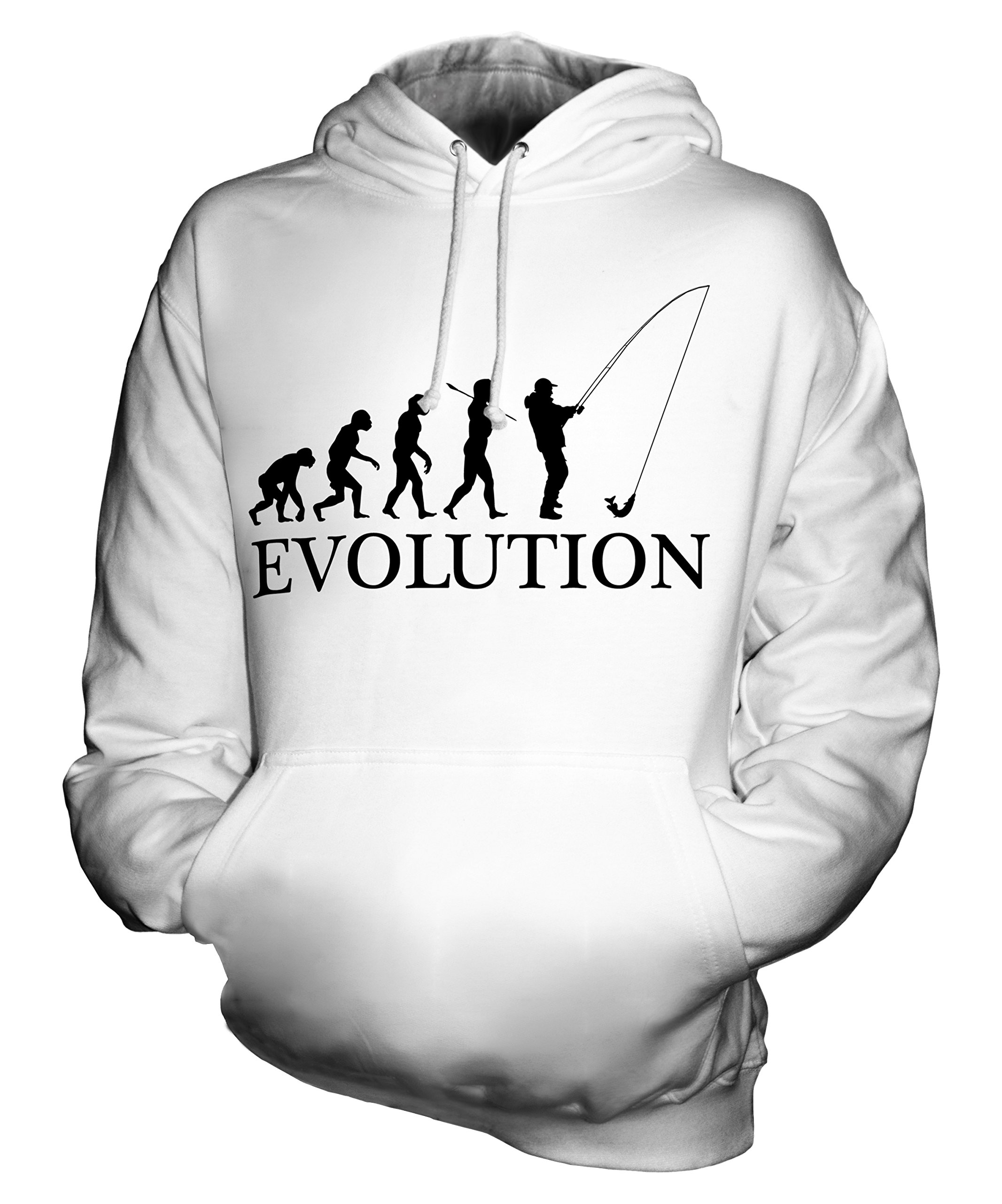 CandyMix Unisex Angling Evolution Hoodie for Men & Women - Comfortable Casual Wear for Outdoor Activities, Street Fashion & Everyday Use