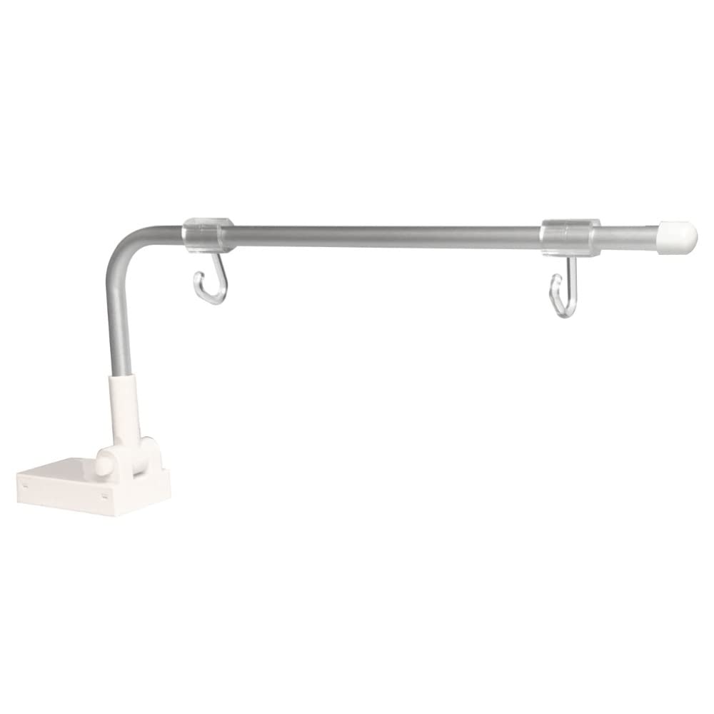 25 Pack Magnetic Base Adjustable Aisle Sign Holder for Retail Gondola Shelving - Hanging Sign Display for Stores, Supermarkets & Shopping Malls - Perfect for Promotions, Clearance Sales & Product Highlighting