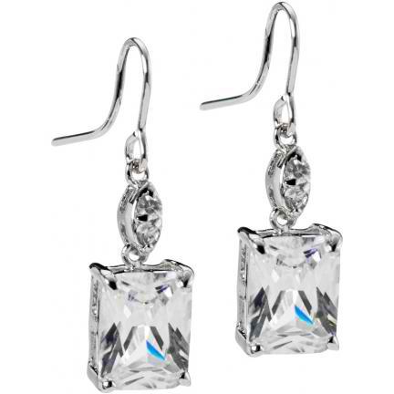Hayden Clear Cubic Zirconia Stud Earrings - Sparkling Elegance for Everyday Wear & Special Occasions