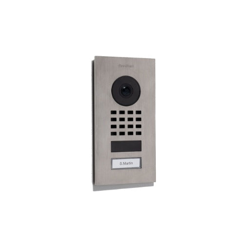 Doorbird DB D1101V FM IP Video Door Station Flush Mount - Smart Home Security System for Front Door Monitoring & Intercom - Perfect for Apartments, Offices & Gated Communities