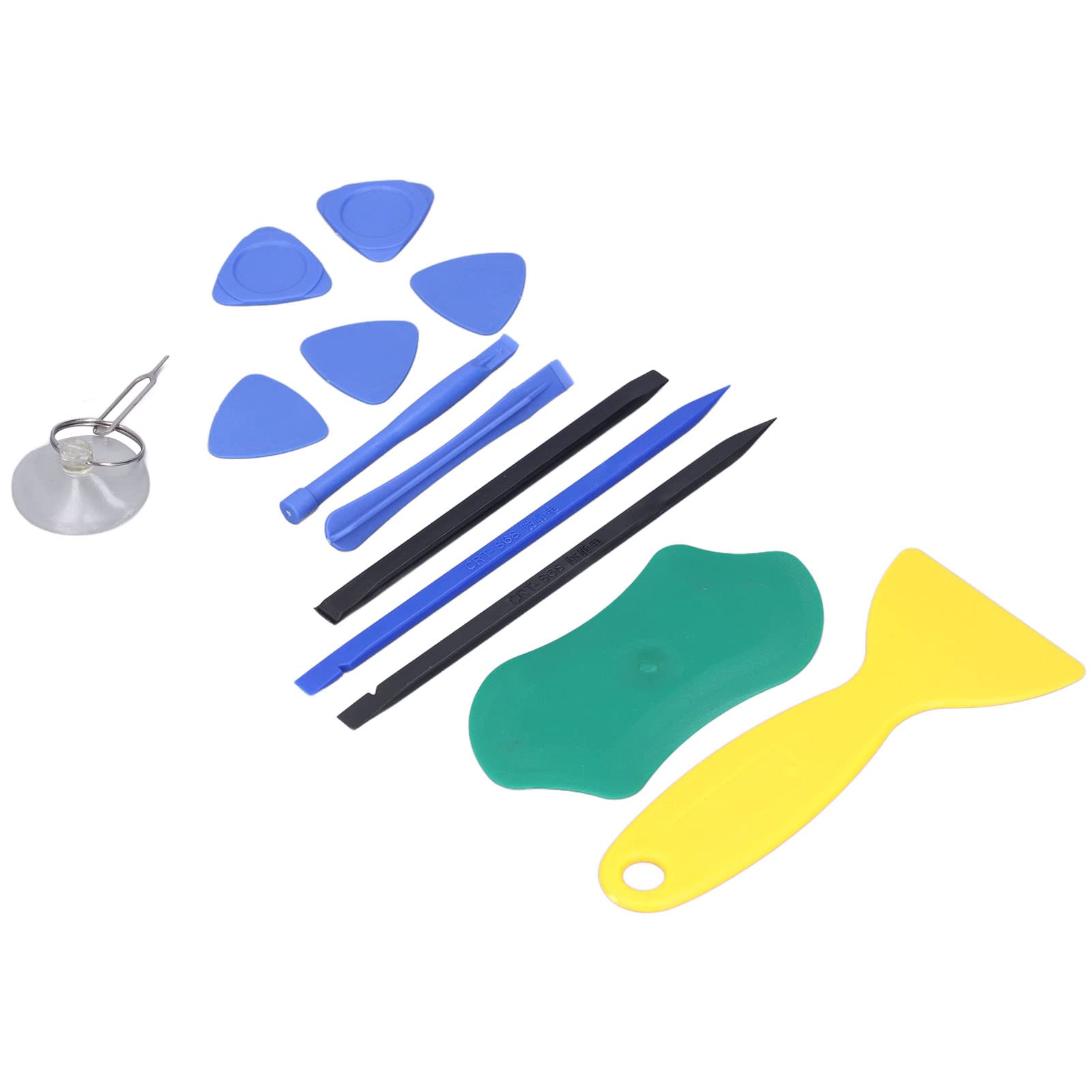 Professional Electronics Repair Tool Kit - PVC Plastic Spudger, Prying Bar, Triangular Sheet & Suction Cup for iPhone, Android Phone, Tablet & Laptop Screen Repair | Perfect for DIY Fixes, Phone Disassembly & Tech Maintenance