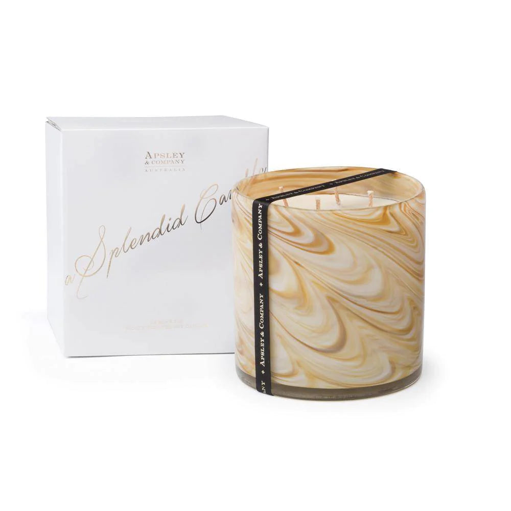 Premium Luxury Scented Candle - 1.7kg Large Jar Candle by Apsley & Co | Handmade Soy Wax Candle for Home Decor, Romantic Gifts, Spa Relaxation & Aromatherapy