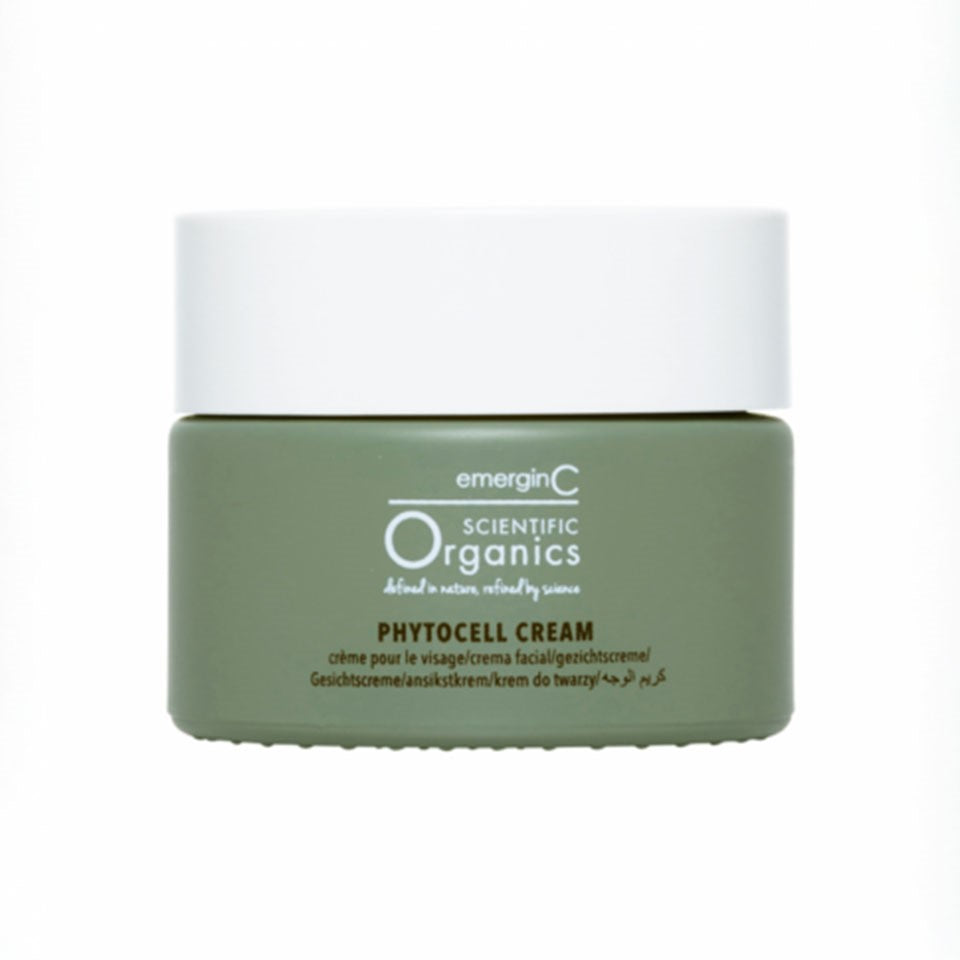EmerginC Organics Phytocell Cream - Organic Anti-Aging Face Moisturizer for Women & Men - Hydrating & Firming Skincare - Perfect for Daily Use & Night Routine