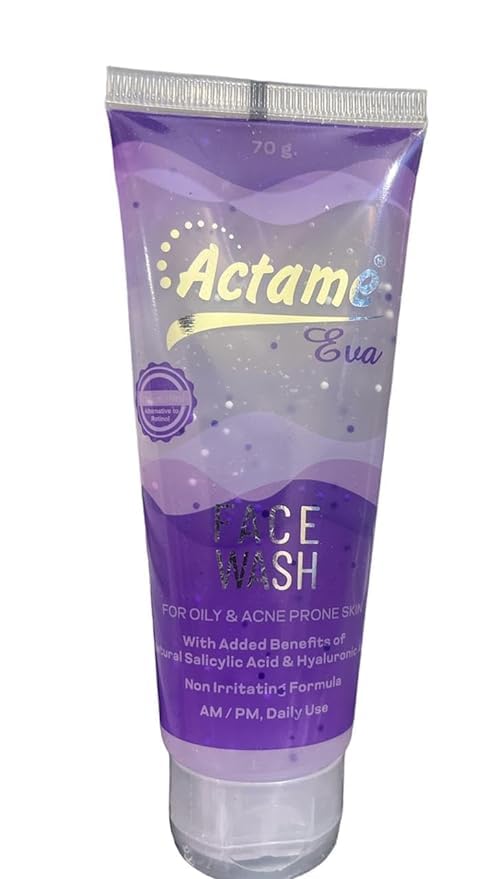 Actame Eva Gentle Foaming Face Wash for Oily Skin - Oil Control & Deep Cleansing - AM/PM Daily Facial Cleanser - Perfect for Morning & Night Skincare Routine