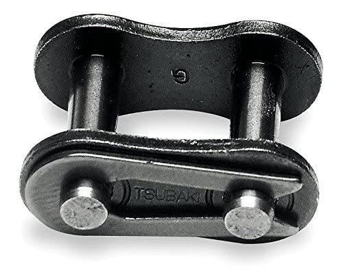 Tsubaki 35 Single Strand Roller Chain Link - Carbon Steel ANSI Standard PK 5-35 CL (Pack of 2) - Perfect for Industrial Machinery, Conveyor Systems & Agricultural Equipment
