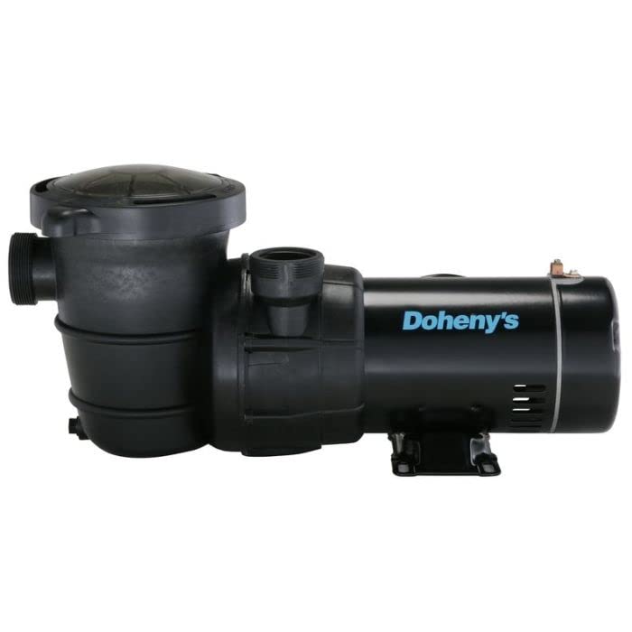 Doheny's 1.0HP Above Ground Pool Pump with On/Off Switch - Powerful 0.9THP Swimming Pool Pump for Inground & Above Ground Pools | Perfect for Backyard, Vacation Homes & Summer Pool Maintenance