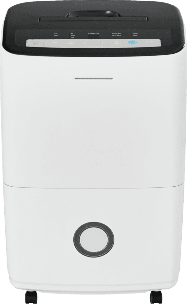 Frigidaire FFAP7033T1 70 Pint Dehumidifier with Built-in Pump for Large Rooms - Ideal for Basements, Living Rooms, and High Humidity Areas