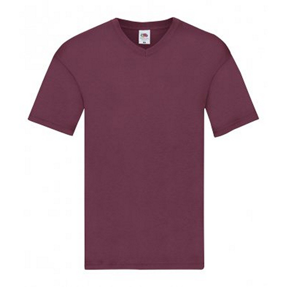 Fruit of The Loom Men's Original V-Neck T-Shirt - Soft Cotton Crewneck Tee for Casual Wear & Everyday Comfort