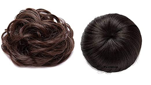 Premium TINY DEAL Juda Hair Extensions for Women - 20g Clip-in Human Hair Extensions Set of 2 - Perfect for Evening Parties, Weddings & Special Occasions - Natural-Looking Hair Styling Accessories for Volume & Length
