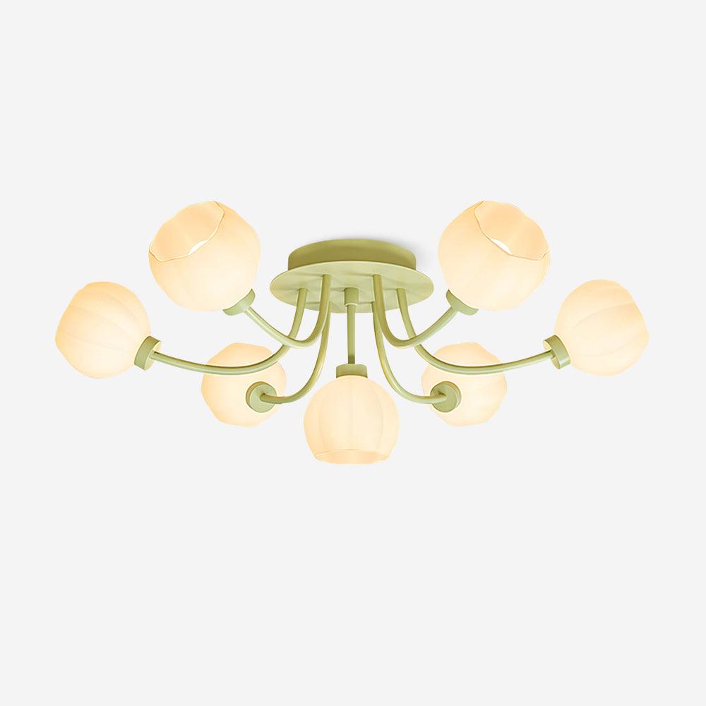 Taras Flower Ceiling Light Fixture - Elegant Floral Chandelier for Living Room, Bedroom & Dining Room Decor - Perfect for Home Lighting and Interior Design