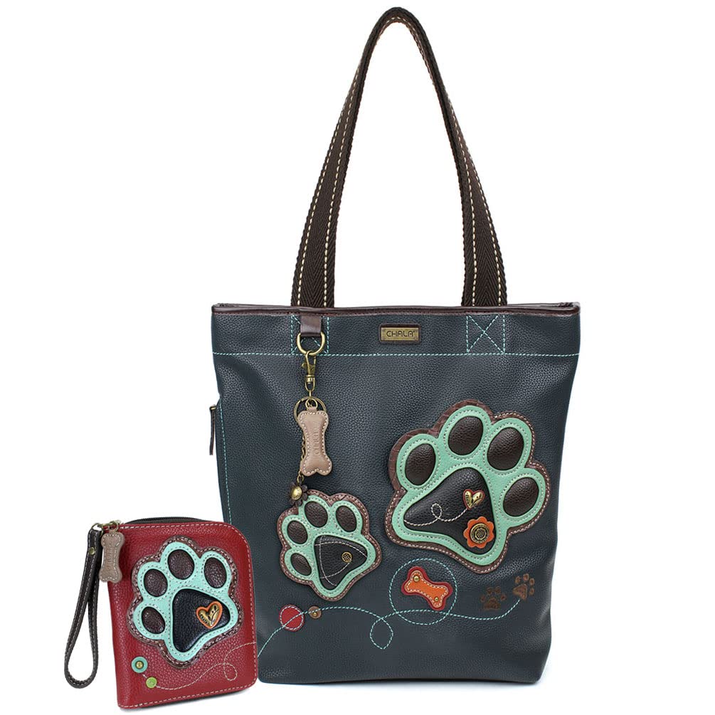 Chala Women's Big Everyday Tote Bag with Zip-Around Wallet - Stylish & Spacious Handbag for Work, Travel & Shopping