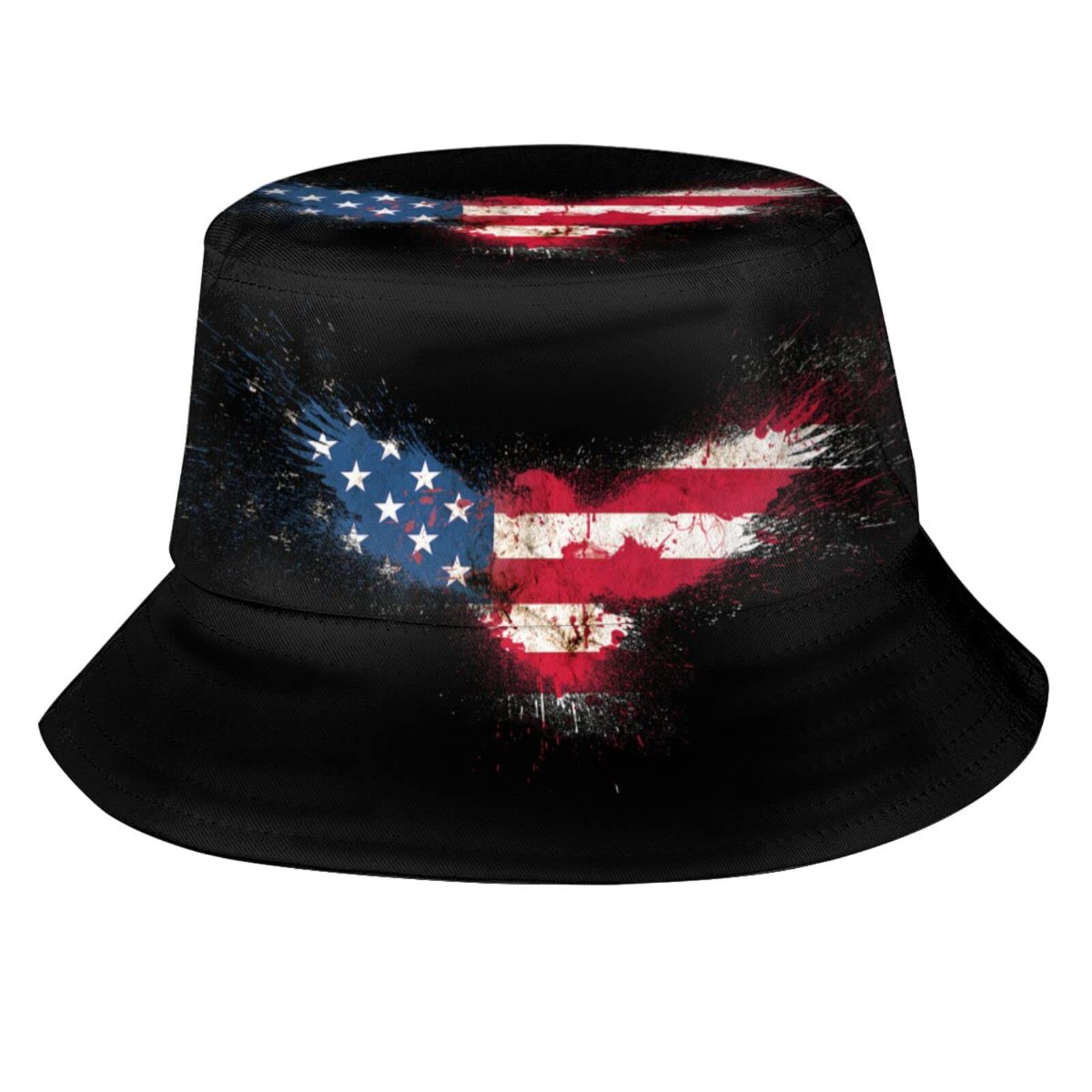 KiuLoam Galaxy Polar Bears Unisex Bucket Hat - Packable Fisherman Hat for Outdoor Summer Travel, Hiking & Beach - UV Protection Sun Hat for Men & Women - Perfect for Camping, Fishing and Vacation