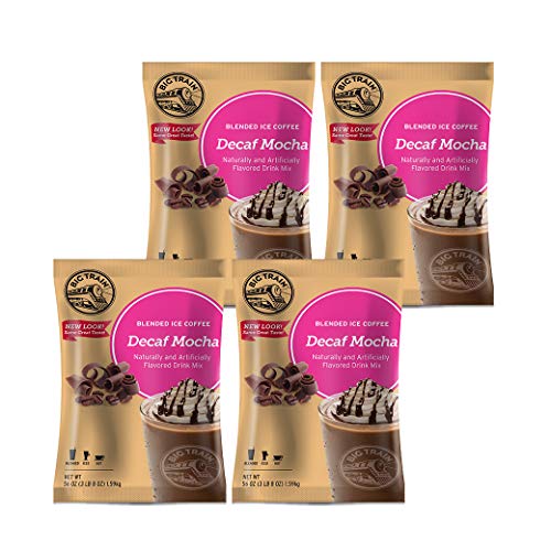Big Train Blended Ice Coffee - 3.5 lb Bags (Case of 4) - Premium Single Flavor for Coffee Shops, Offices & Home Brewing - Perfect for Iced Coffee, Lattes & Smoothies