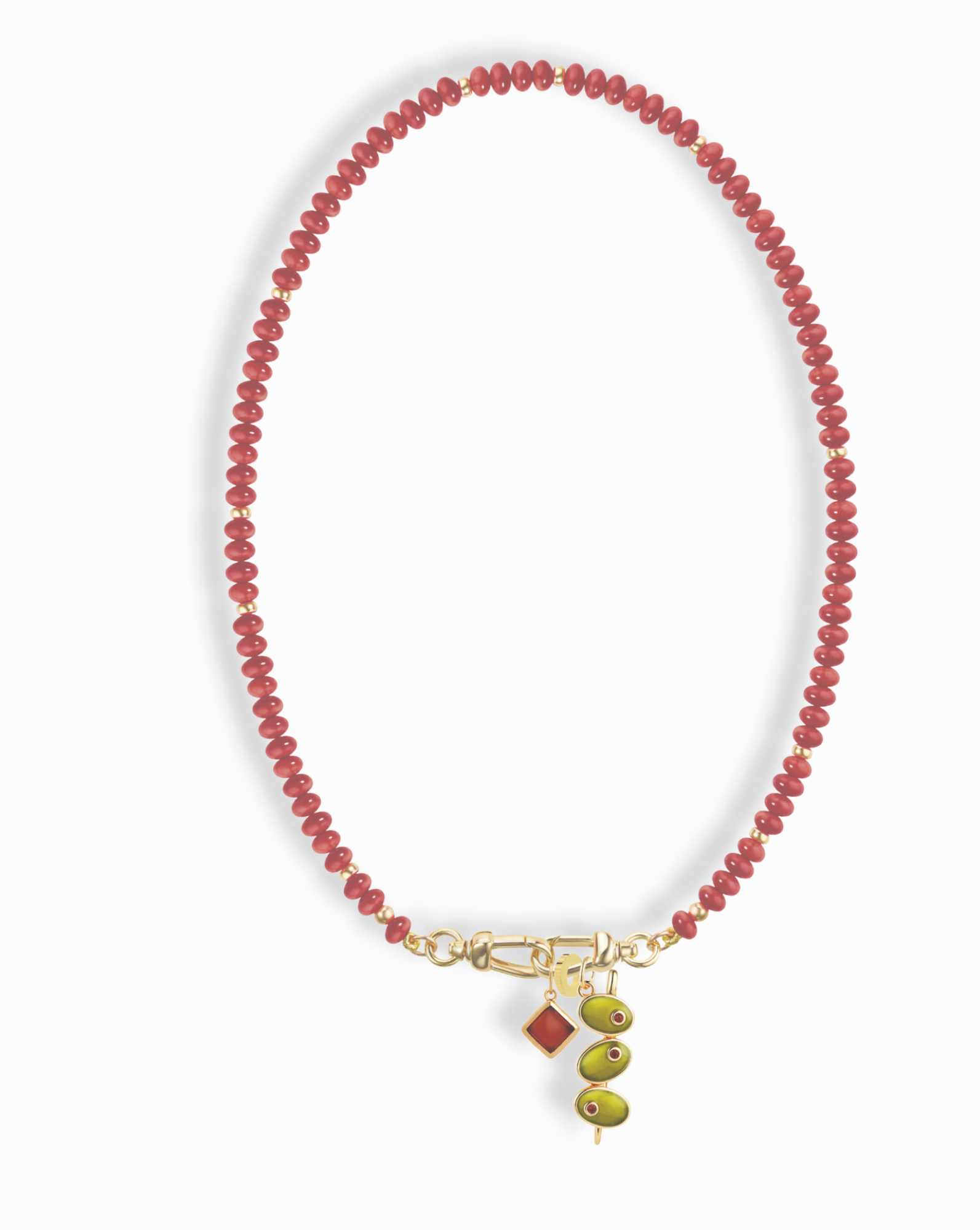 Sahara Charm Necklace Set for Women - Bohemian Beaded Jewelry with Pendant - Perfect for Festival, Beach, and Everyday Wear