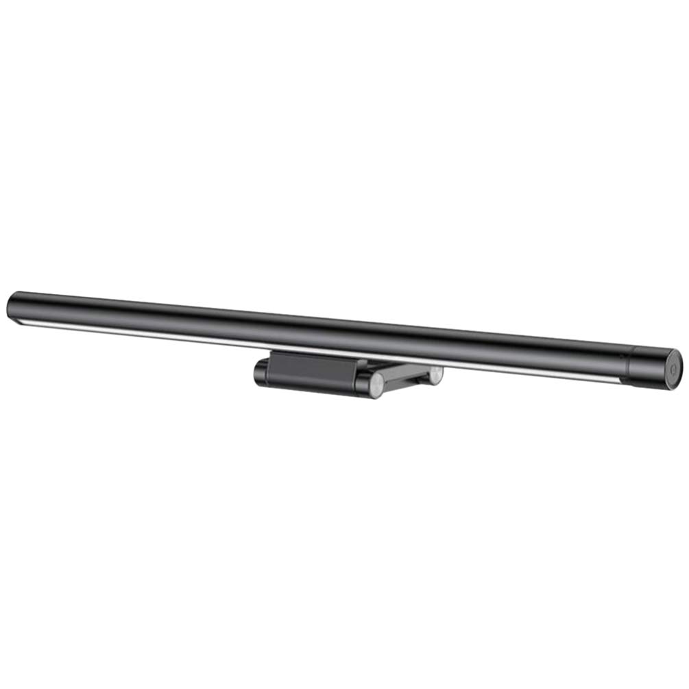 Mobestech Computer Monitor Light Bar - Auto-Dimming LED Task Lamp for Eye Protection, USB-Powered E-Reading Lamp for Laptop, Office, and Night Use (Black)