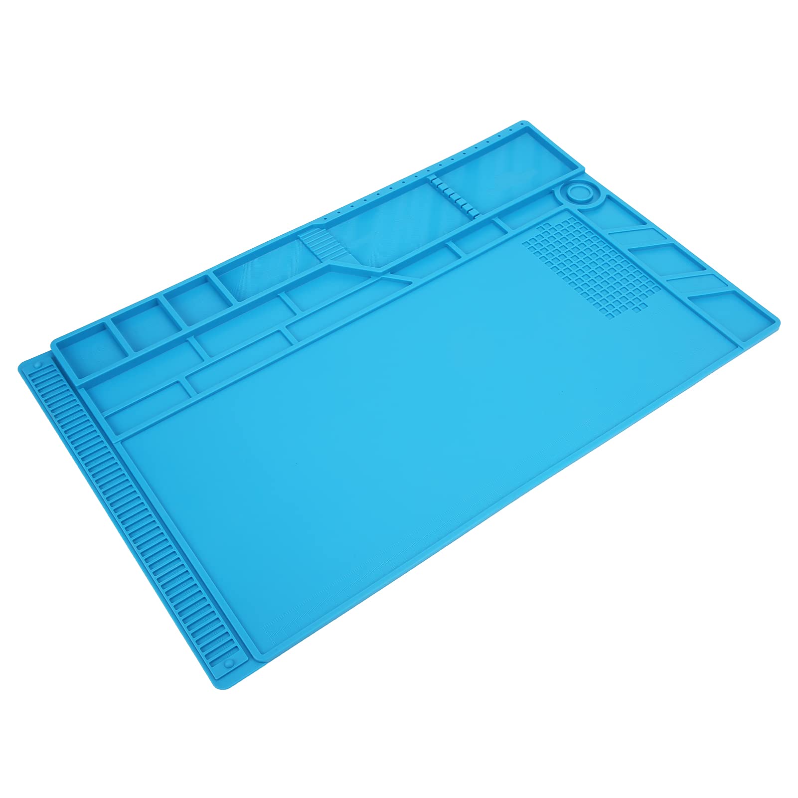 Heat Resistant Magnetic Soldering Mat - Non-Slip Work Surface for Electronics Repair, Jewelry Making & DIY Projects (Ideal for Glasses, Camera Parts & Small Toys)
