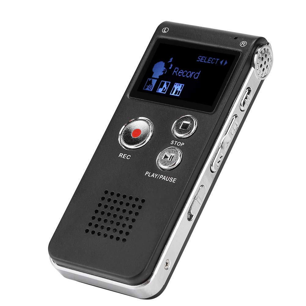 Xirfuni 8GB Digital Voice Recorder for Meetings, Lectures & Interviews - Portable Dictation Device with Clear Audio Recording for Professionals & Students