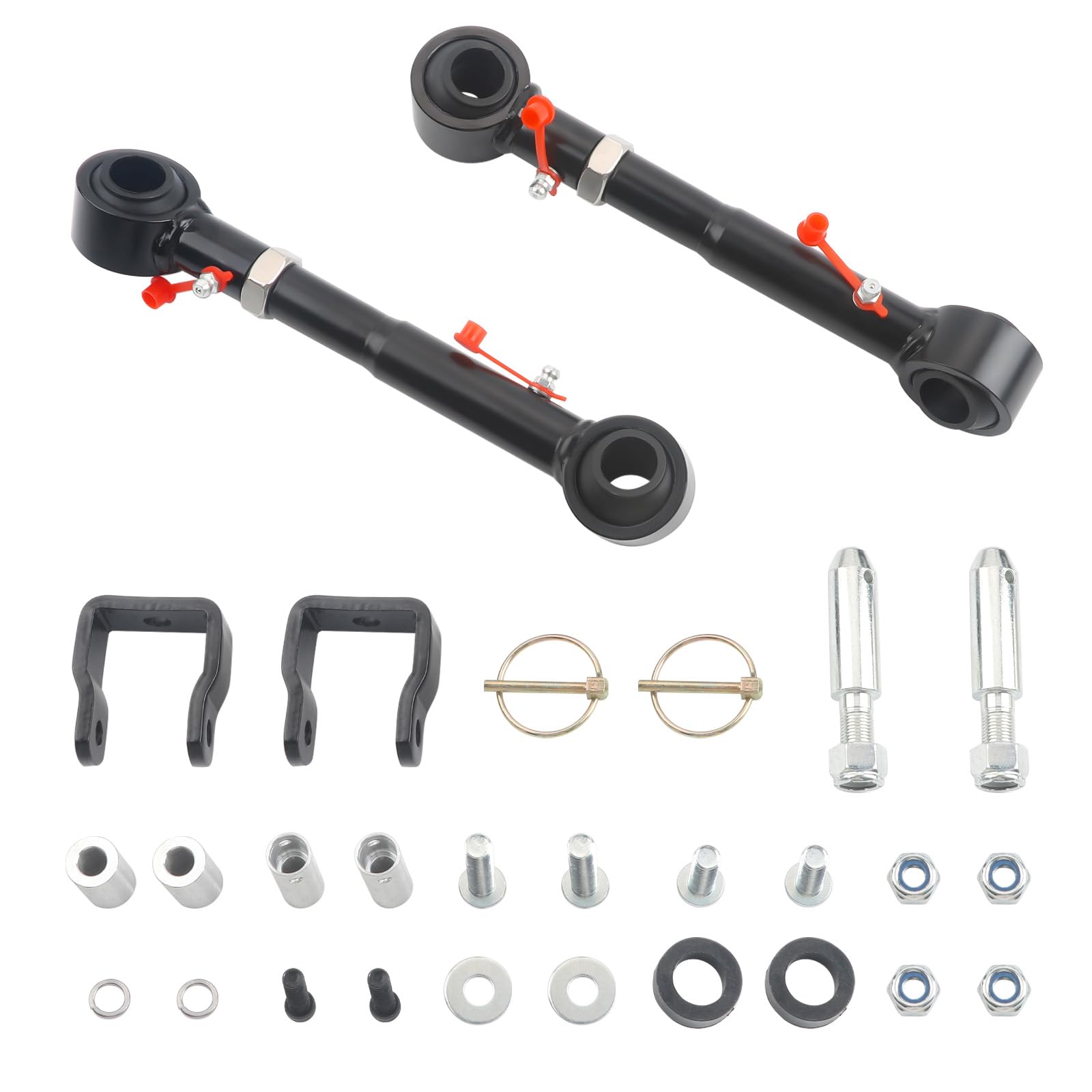 Jeep Wrangler TJ & Cherokee XJ Quick Disconnect Sway Bar Links - Compatible with 1998-2006 Jeep Wrangler TJ & 1984-2001 Cherokee XJ - Adjustable 2.5