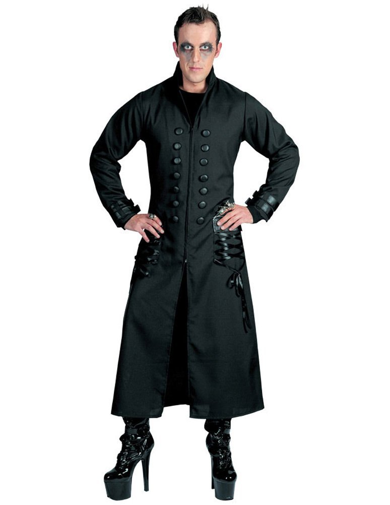 Gothic Men's Coat - Vintage Medieval Long Coat for Men | Perfect for Halloween, Cosplay, and Gothic Fashion